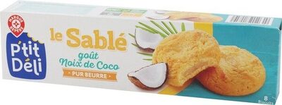 Sablés pur beurre noix de coco - Product - fr