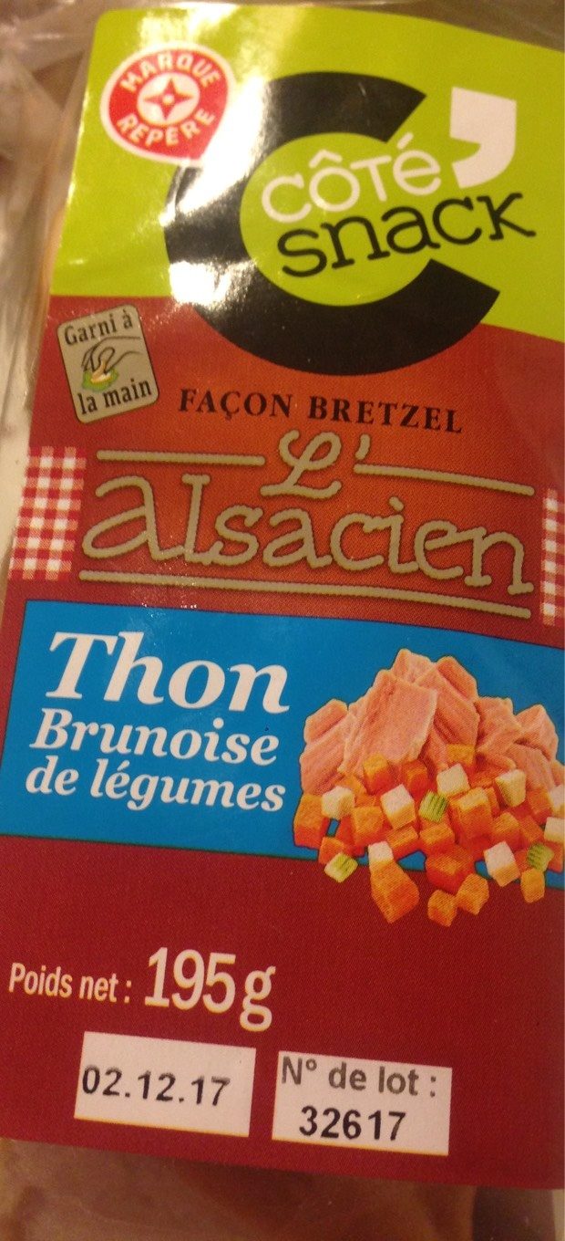 Sandwich l'alsacien thon brunoise de légumes - نتاج - fr