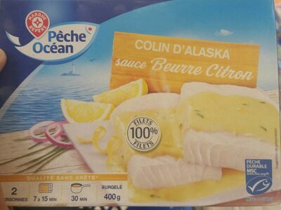 Colin alaska sauce beurre citron - Product - fr