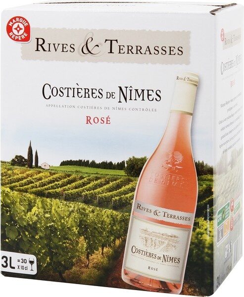 Costières de Nimes rosé A.O.C. - Bag-in-Box® - Product - fr