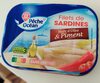Filet de sardines - Producto