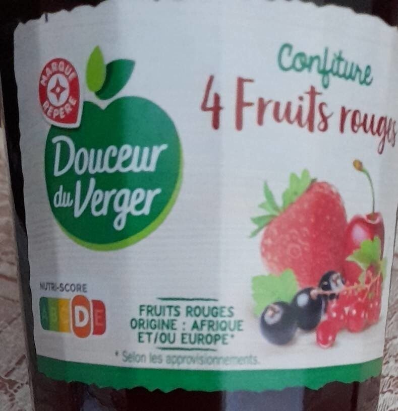 Confiture 4 fruits rouges - Product - fr