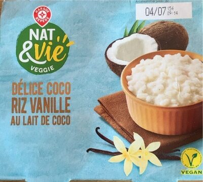 Délice coco riz vanille au lait de coco - Product - fr