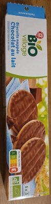 Biscuit nappé chocolat au lait bio - Producto - fr