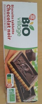 Biscuits tablette chocolat noir - Product - fr