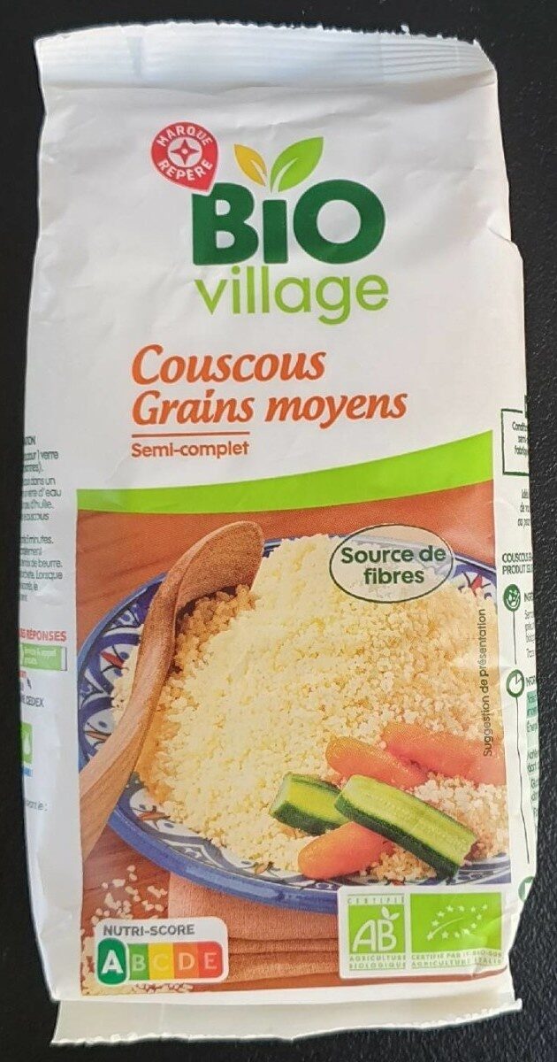 Couscous grain moyens semi-complet - Produkt - fr