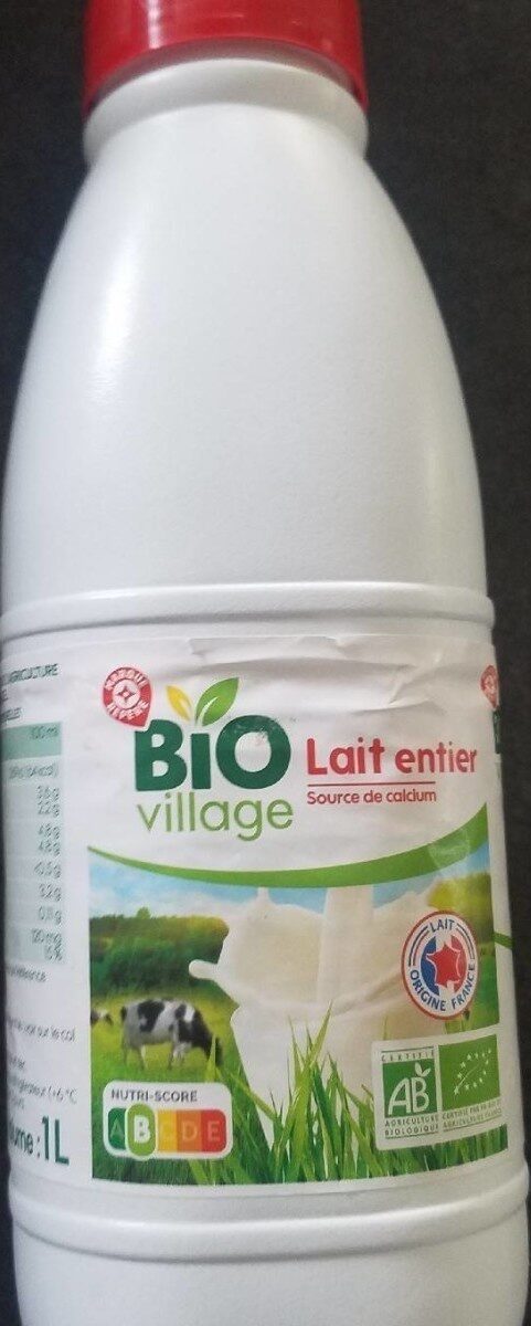 Bio village - Lait entier stérilisé UHT - Produkt - fr