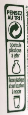 Sirop d'agave - Recycling instructions and/or packaging information - fr