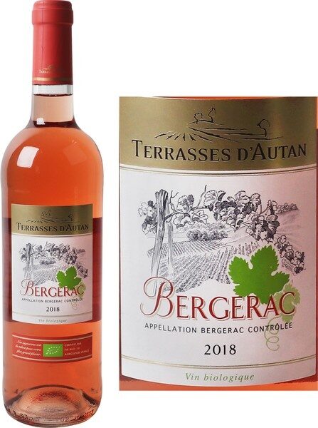 Bergerac rosé bio A.O.C. 2017 - Produkt - fr