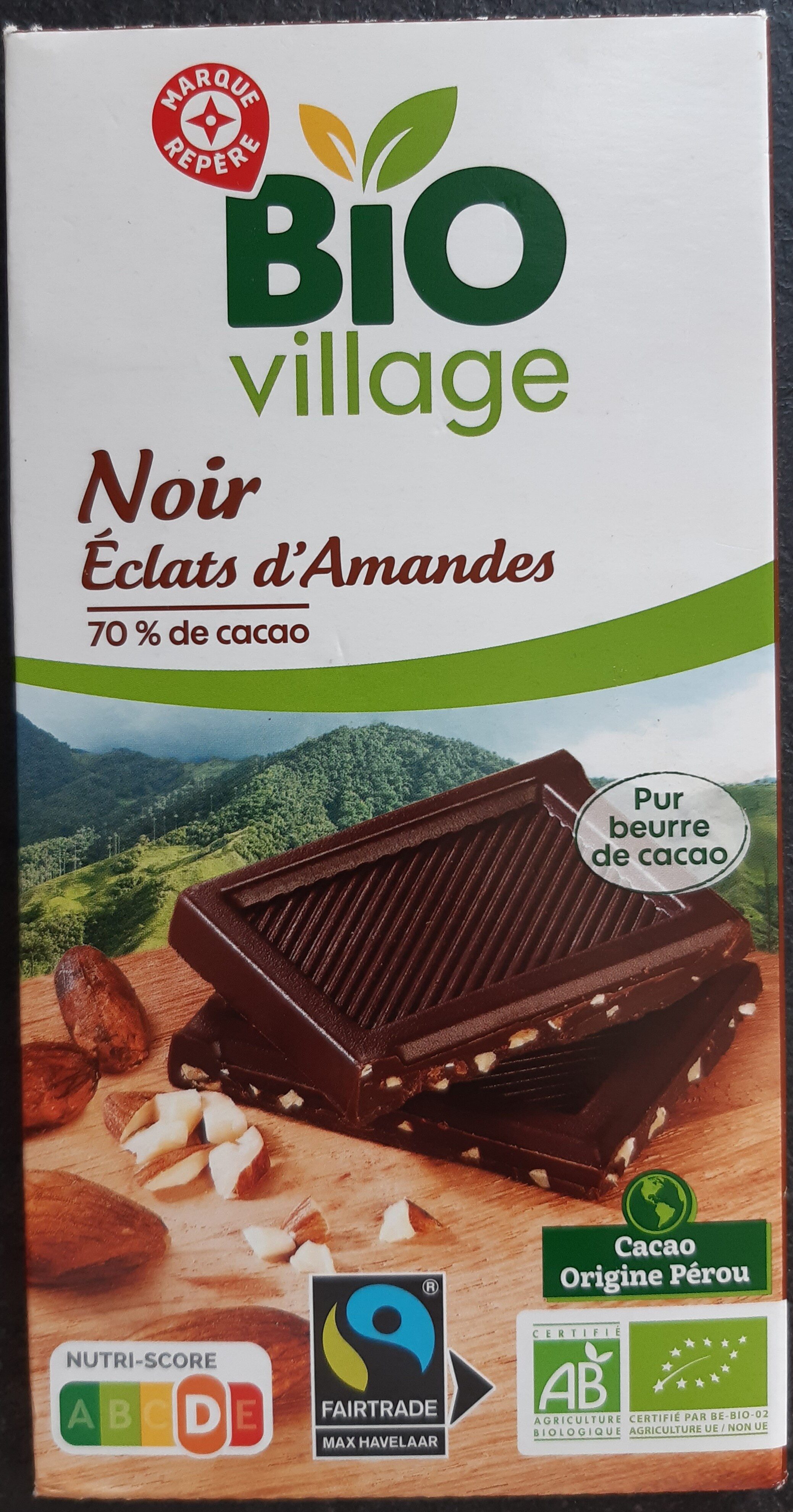 Chocolat noir éclats d'amandes - نتاج - fr