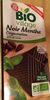 Chocolat noir 60 % cacao et menthe bio - Produit