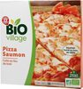 Pizza au saumon bio cuite au feu de bois - Product