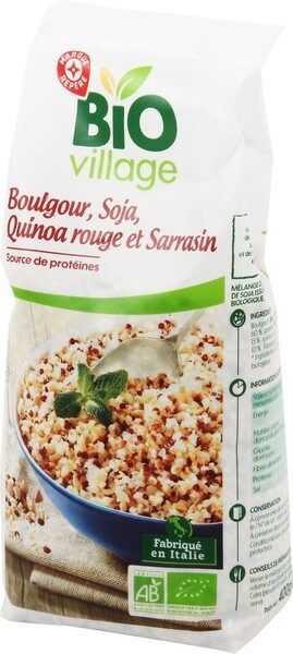 Mélange boulgour, soja, quinoa rouge et sarrasin bio - Produit