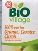 100% pur jus orange carotte cirtron - Producto