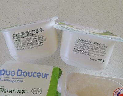 Duo douceur - Nutrition facts - fr