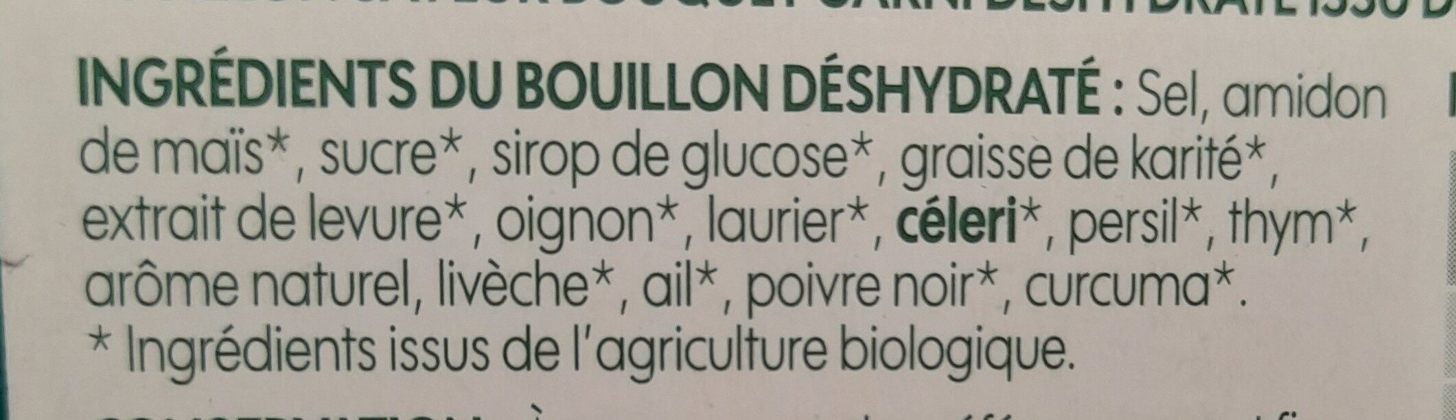 Bouillon saveur bouquet garni - Ingredients - fr