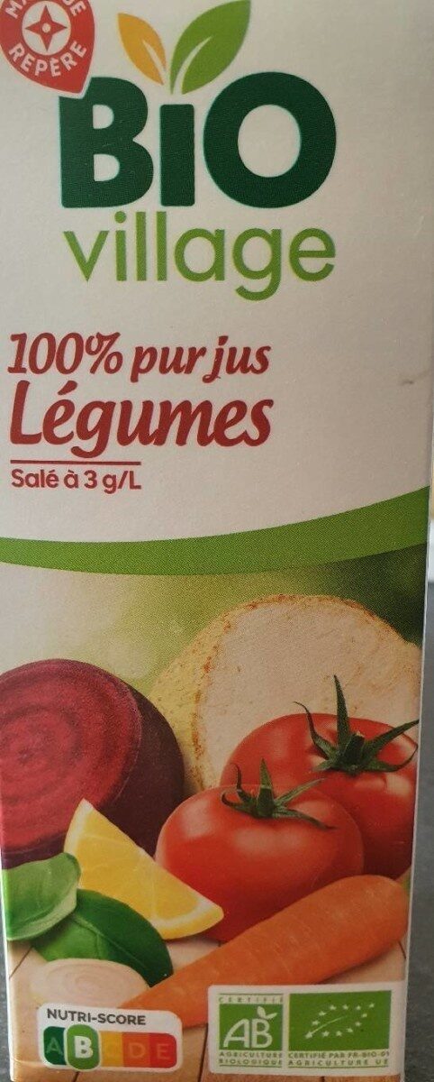 BIO -village 100% pur jus de légumed - Produit