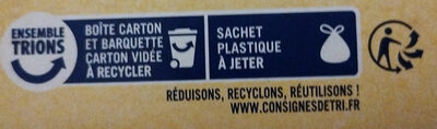 Gâteau Creusois aux noisettes - Instrucciones de reciclaje y/o información de embalaje - fr