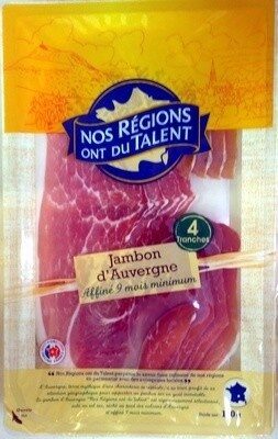 Jambon d'Auvergne (4 Tranches) - Product - fr