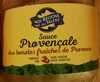 Sauce Provençale  aux tomates fraîches de provence - Produit