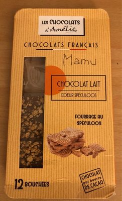 Mamu CHOCOLAT LAIT CŒUR SPÉCULOOS  FOURRAGE AU SPÉCULOOS - Produkt - fr