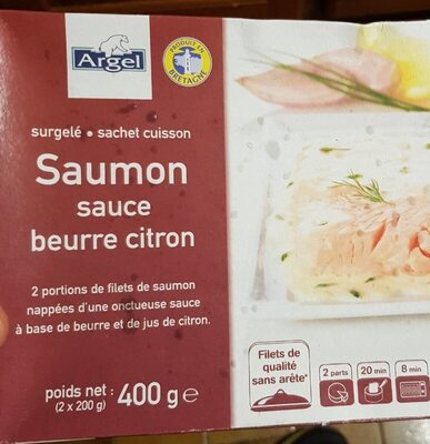 Saumon sauce beurre citron - Product - fr