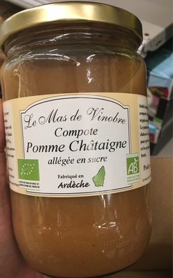Compote pomme chataigne - Product - fr