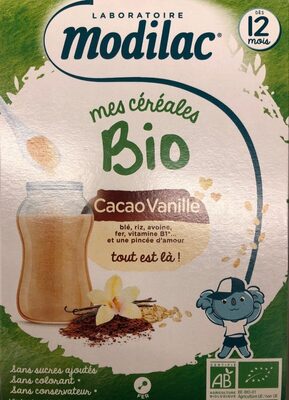 Mes cereales bio cacao vanille - Product - fr