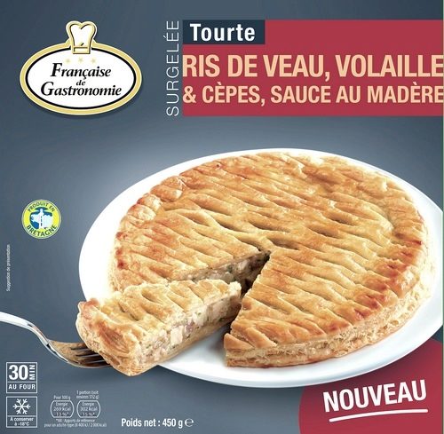 Tourte Ris de Veau, Volaille & Cèpes, Sauce au Madère - Produkt - fr