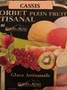 Sorbet Cassis - Product
