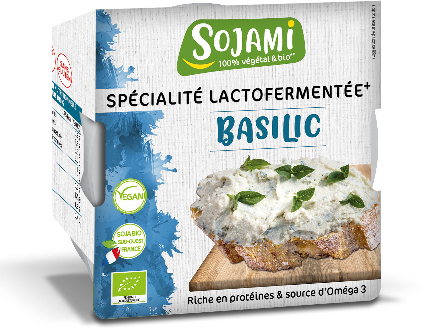 Spécialité lactofermentée À Tartiner Basilic - Product - fr