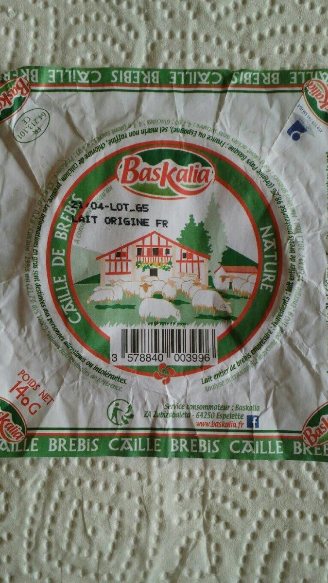 Caillé de brebis - Product - fr