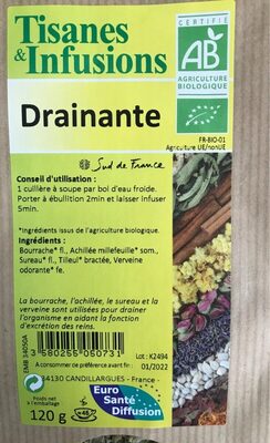 Tisane drainante - Product - fr