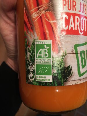 Pur jus carotte bio - Instruction de recyclage et/ou informations d'emballage