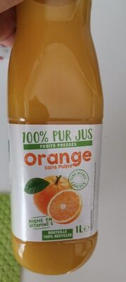 Orange sans pulpe - Produit