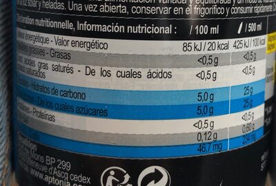 Iso - Nutrition facts - fr