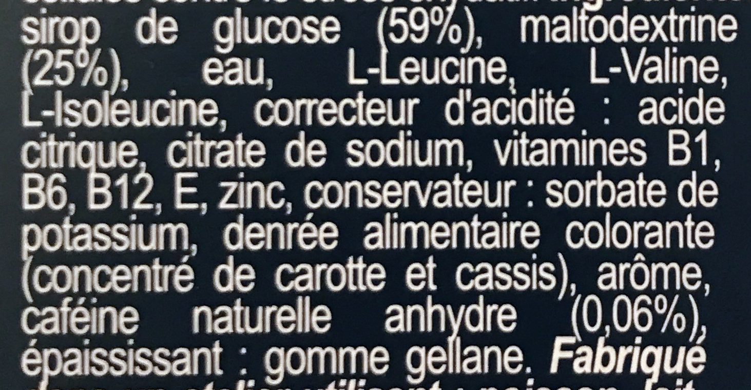 Ultra gel 700 cerise - Ingredienser - fr