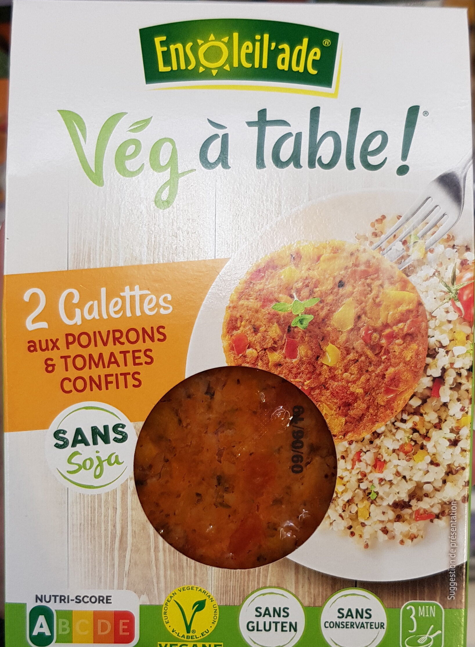 Galettes Poivrons et tomates confits - Produkt - fr