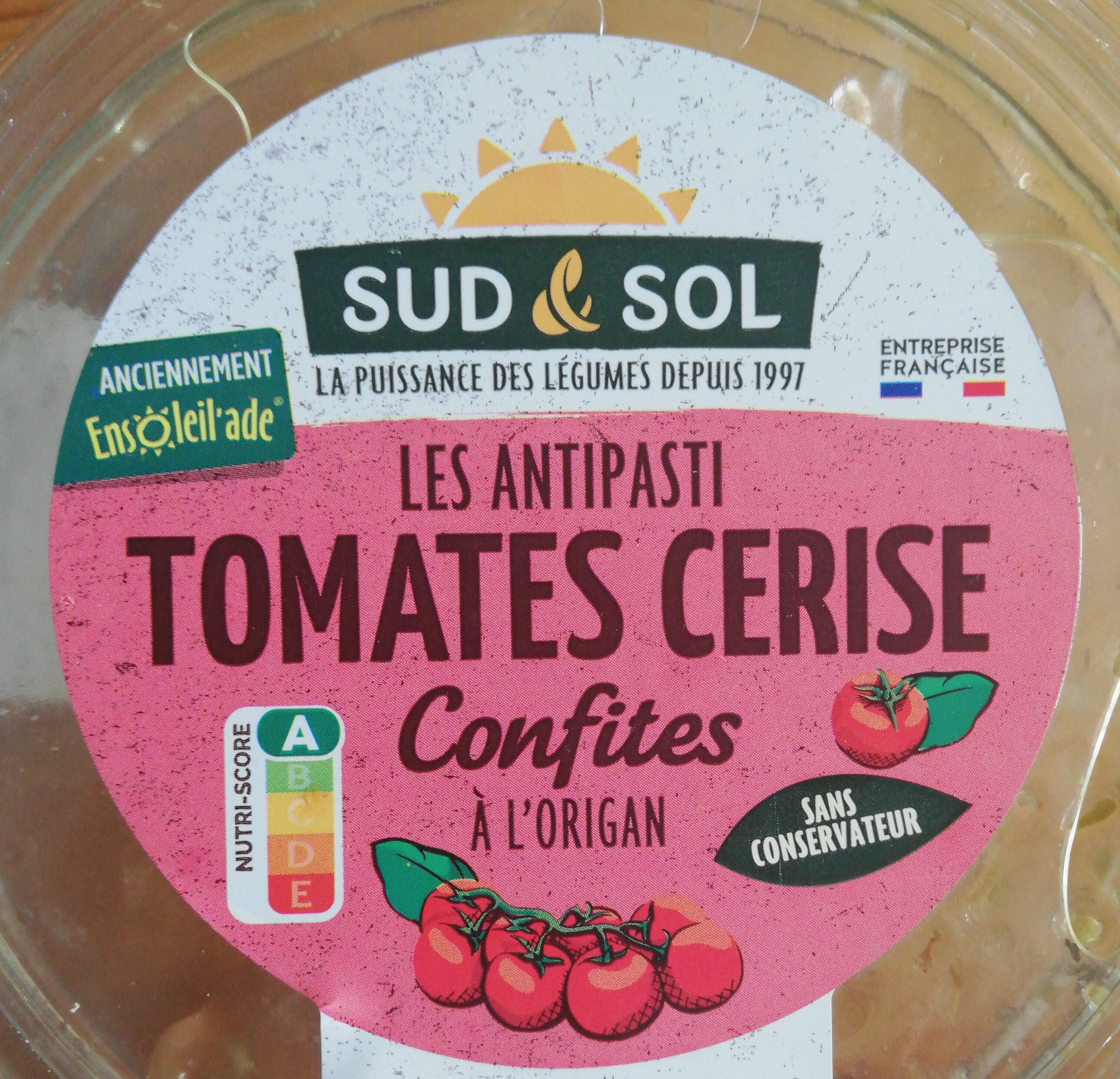 Tomates Cerise confites à l'Origan - Produit