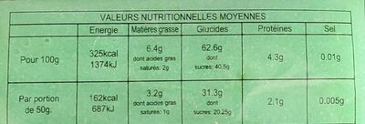 Délice de Soja - Nutrition facts - fr