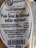 Foie gras de canard entier mit-cuit - Produit