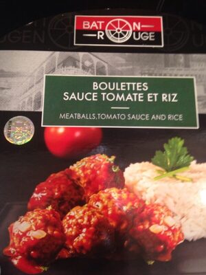 Boulettes sauce tomate et riz - Product - fr