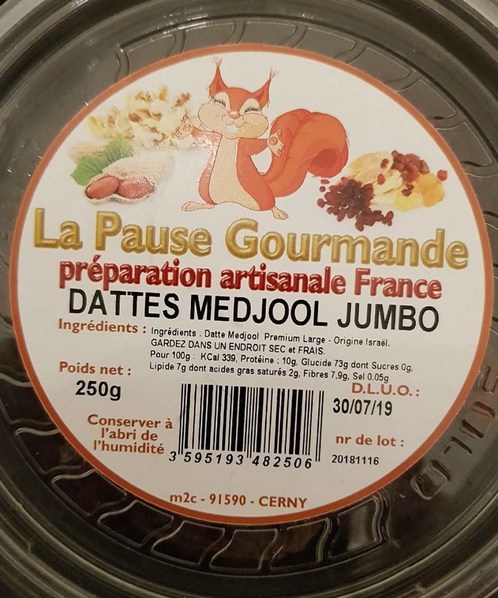 Dates medjool jumbo - Product - fr