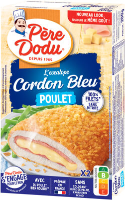 Escalope cordon bleu de poulet 100% filets - Produit