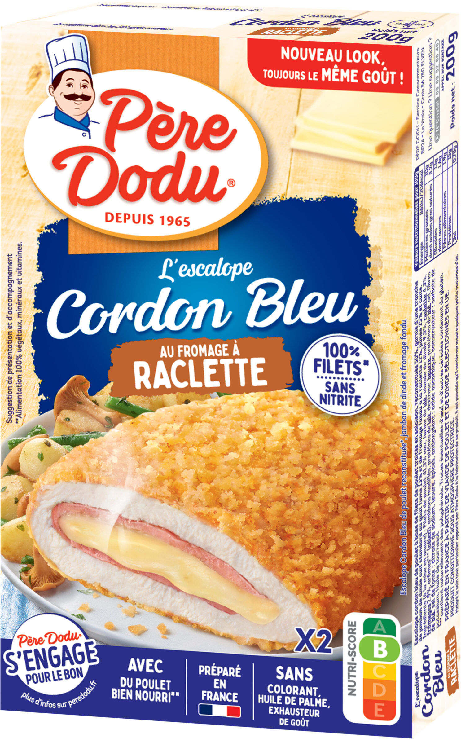 Cordon bleu poulet raclette - Produit