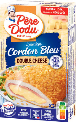 Escalope cordon bleu double cheese - Produit