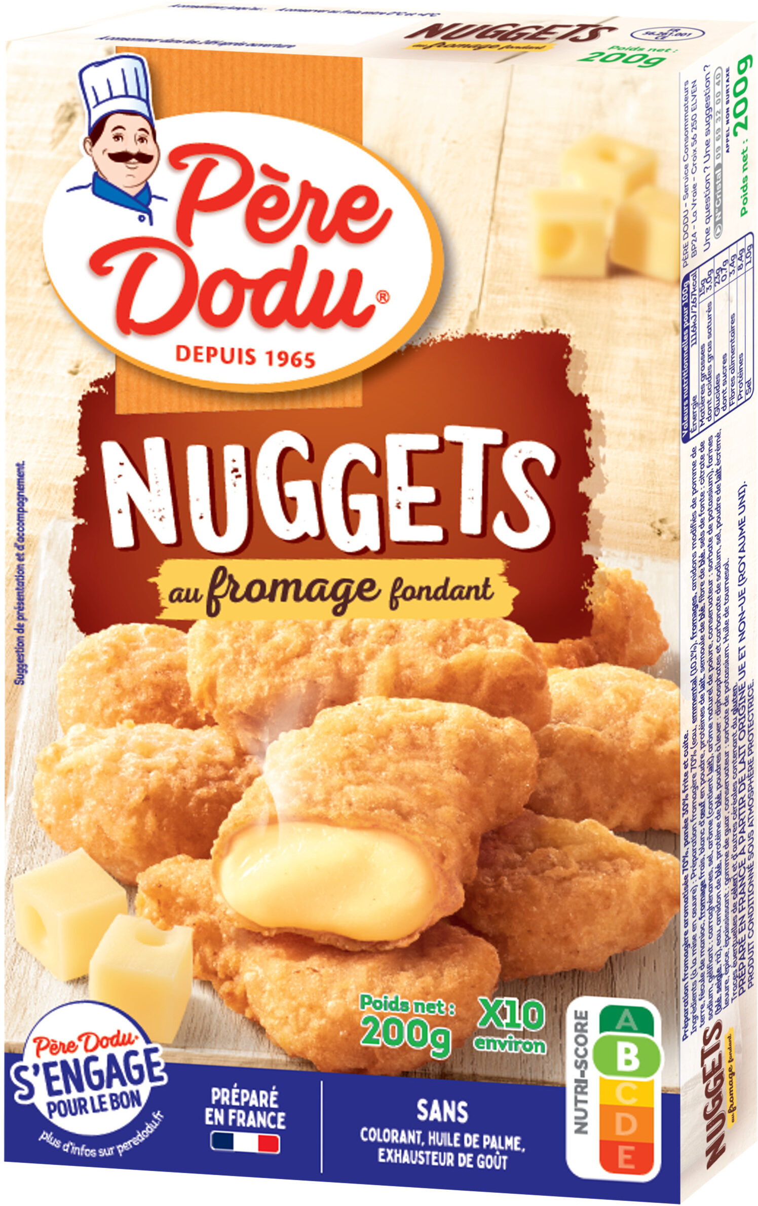 Nuggets au fromage fondant - Produit