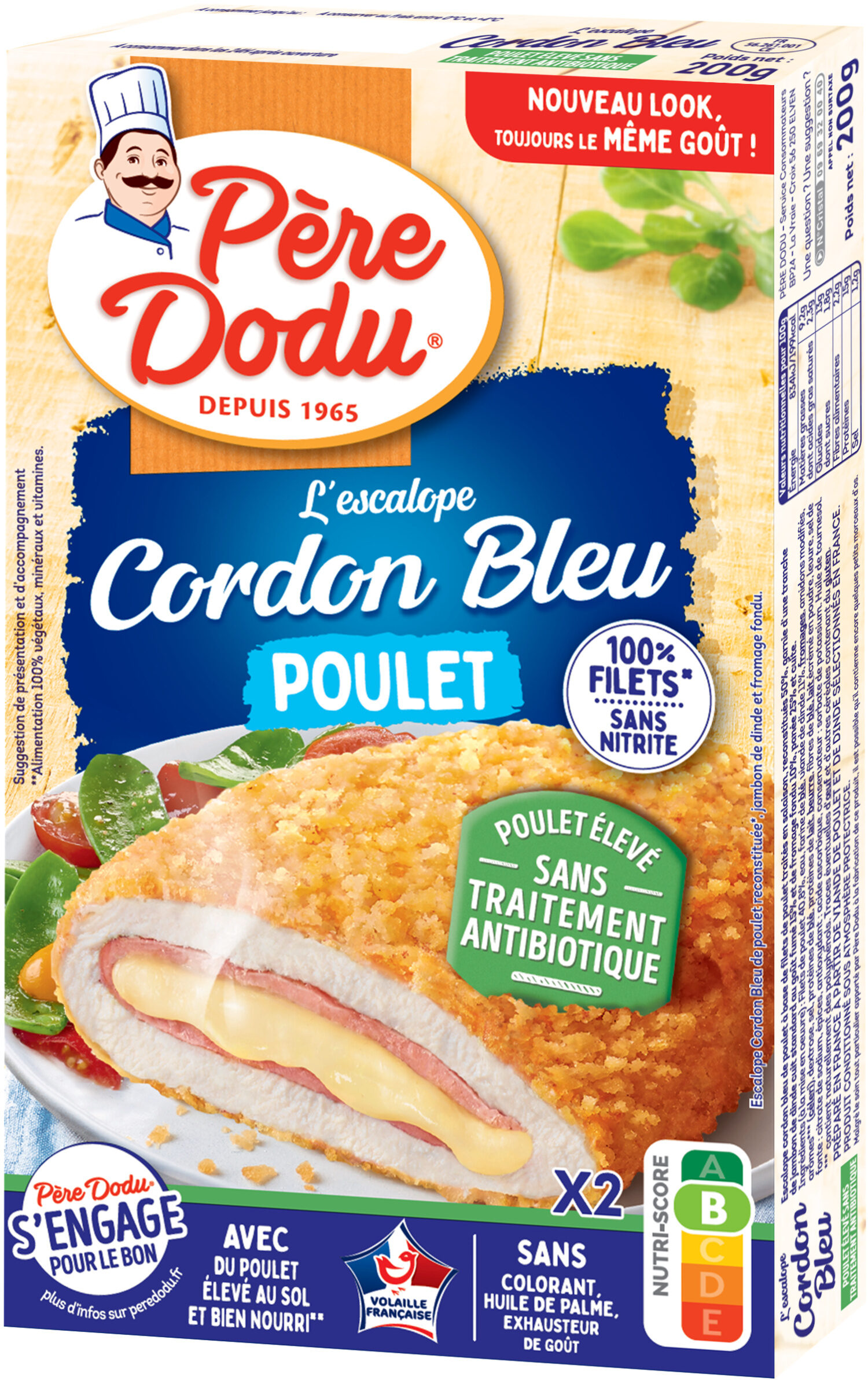 Escalope Cordon Bleu de poulet - Produit