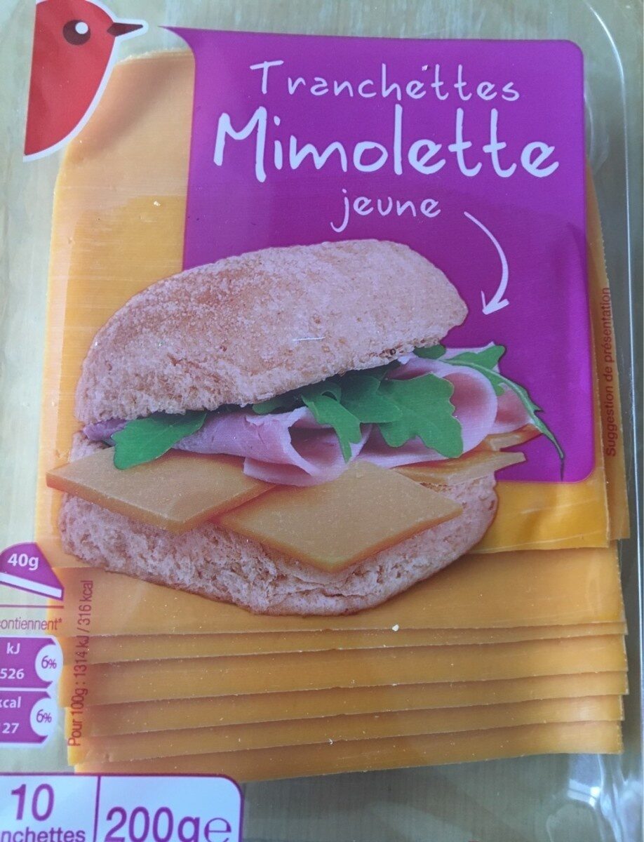 Tranchettes de Mimolette - Fromage au lait pasteurisé de vache - Product - fr