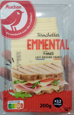 Tranches Emmental fines - Product - fr